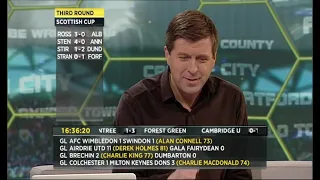 BBC Final Score - Saturday 19th November 2011