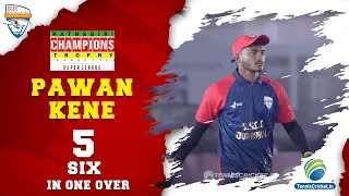 Pawan Kene Smash 5 Six's  in One Over | Ratnagiri Champions Trophy