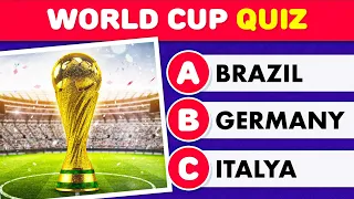 HOW MUCH DO YOU KNOW ABOUT THE WORLD CUP 🏆 | FOOTBALL QUIZ 2022