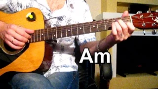Кабриолет - Малыш Тональность ( Аm ) Как играть на гитаре песню
