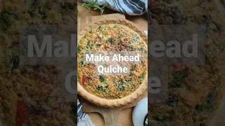 Make Ahead Freezer Quiche Recipe #shorts #recipes