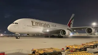 Emirates Airline A380-800 Hong Kong Airport 2023