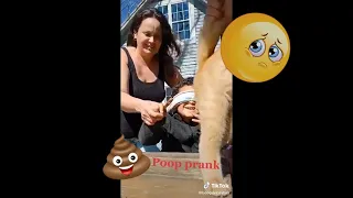 TikTok Poop Pranks on Kids (Part 2) - Poop prank on kids compilation