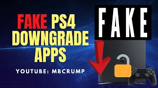 Don't fall victim to FAKE PS4 9.03 Downgrade Apps