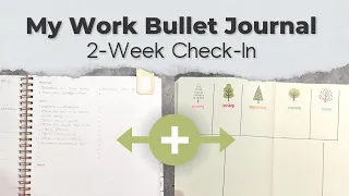 My Work Bullet Journal 2-week Check In and Bujo Set Up