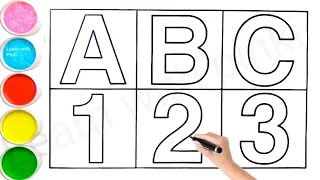 Learn how to write English Alphabets | A for Apple, B for Butterfly | A to Z Capital letters, 1