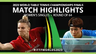 Diaconu Adina vs Doo Hoi Kem | WS R64 | 2023 ITTF World Table Tennis Championships Finals