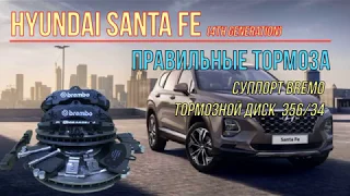 Hyundai Santa Fe Правильные тормоза