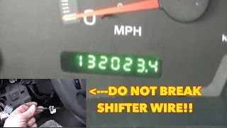 Ford Odometer Blinking, On, Off, On, Off, On, Off..with selector WIRE!! Fix it for $8.99