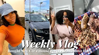 BOUGHT A NEW CAR 🥳• LIT HOUSE PARTY • DON’T MOVE TO HOUSTON | Gina Jyneen VLOGS