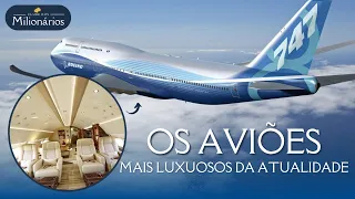 Os 10 jatos particulares mais luxuosos do mundo! Os aviões executivos mais caros.