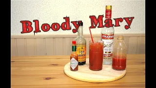 Bloody Mary simple cocktail, коктейль с водкой Кровавая Мэри