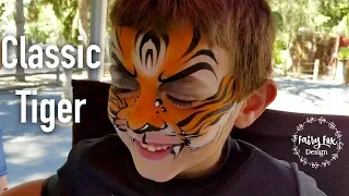 Classic TIGER - Face Paint Tutorial