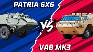 Arquus VAB Mk3 vs Patria 6x6 How Do They Compare? | Military Comparison