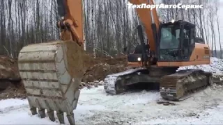 Техника CASE за работой на Петрострое