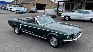 Test Drive 1968 Ford Mustang Convertible SOLD $27,900 Maple Motors #1132-1