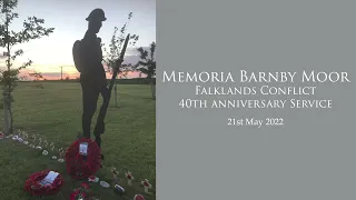 Falklands 40th Anniversary Service (Short Version) - at Memoria Barnby Moor, Nottinghamshire.