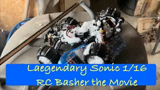 LAEGENDARY Sonic 1/16 RC Brushless Basher The Movie…