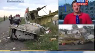 Украина. Авиакатастрофа. Боинг 777. TV Россия 24
