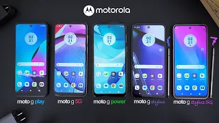 Every 2023 Motorola Phone Compared! Moto G Play vs G Power vs G 5G vs G Stylus