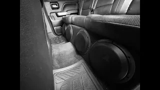 4 10 inch subwoofers in Chevy Silverado