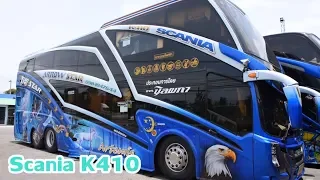 Scania K410 รถห้างแบบแพ็คคู่ กับโชติธิดา ทราเวล และ นิลผกา Chotithida travel,Arrow Star bus