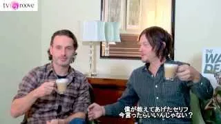 「ウォーキング・デッド」ノーマンがアンドリューにデタラメな日本語を教えて見事にひっかかる Walking Dead Norman Reedus' Prank On Andrew Lincoln