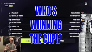 Who Wins The 2024 Stanley Cup According to EA? NHL 24 2024 Playoff Predictions and Sim!