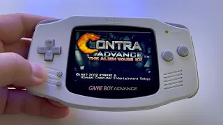 Contra Advance - The Alien Wars Ex | Gameboy Advance (IPS display) gameplay