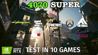 RTX 4070 SUPER - Test in 10 Games | i7-14700K | 1440p | DLSS 3.0