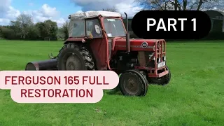 Part 1 of our Massey Ferguson 165 restoration