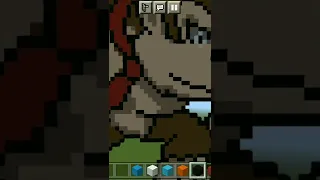 Gorilla pixel art Minecraft