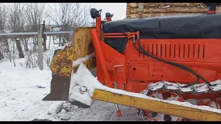 ДТ-75 Ремонт гидра цилиндра бульдозера.