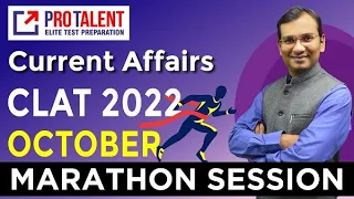 Current Affairs Marathon Session - CLAT 2022 October 2021