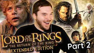 FOR FRODO! First Time Watching The Lord of the Rings: The Return of the King (Extended) Part 2