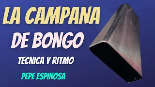 COMO TOCAR LA CAMPANA DE BONGO( ENGLISH CC )  #pepeespinosa #cowbell #percussion