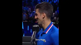 Novak Djokovic emotional and beautiful farewell speech on Roger Federer retirement. Laver Cup 2022