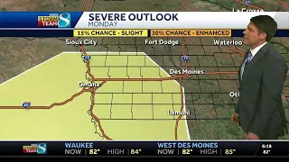 Showers and storms possible this weekend