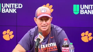 Dabo Swinney on fall camp, Clemson offense notes