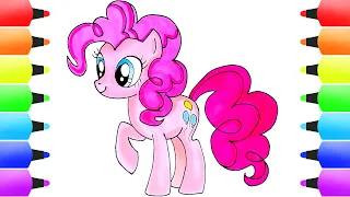 How to Draw PINKIE PIE My | Little Little Pony Drawings for Children (Easy Step by Step Tutorial)