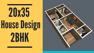 20x35 House Plan Design ||700 Sqft Ghar Ka Naksha || 20 by 35 House Design || 20X35 Makan Ka Naksha