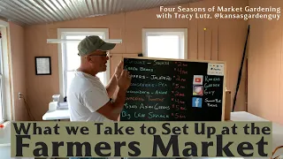 How to Set Up at a Farmers Market | Kansas Garden Guy | What to Bring to a Farmers Market
