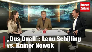 „Das Duell“: Lena Schilling vs. Rainer Nowak | krone.tv DAS DUELL