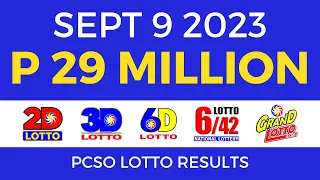 Lotto Result September 9 2023 9pm [Complete Details]