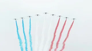 France's Bastille Day parade: jets fly over the Champs-Elysees | AFP