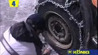 Commercial Snow Chains for Vans, Coaches & Trucks Fitting Demonstration