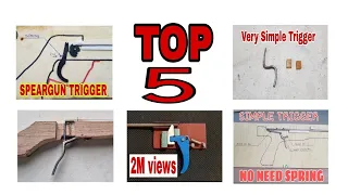 TOP 5 Speargun Trigger Mechanism // Speargun Trigger Mechanism