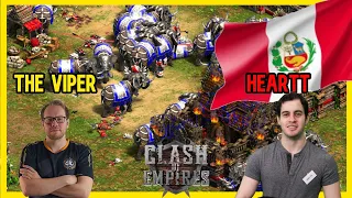 THE VIPER Y HEARTT CLASH OF EMPIRES POR 12KUSD !!Age of Empires 2!!