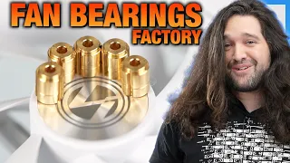 How Computer Fan Bearings Are Made: Ball Bearings & Fluid Dynamic Bearings