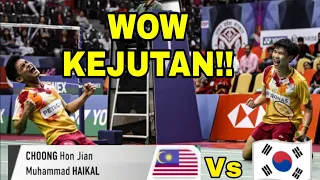 Wah!! Muhammad Haikal/Choong Hon Jian🇲🇾 VS 🇰🇷Korea Cipta Kejutan